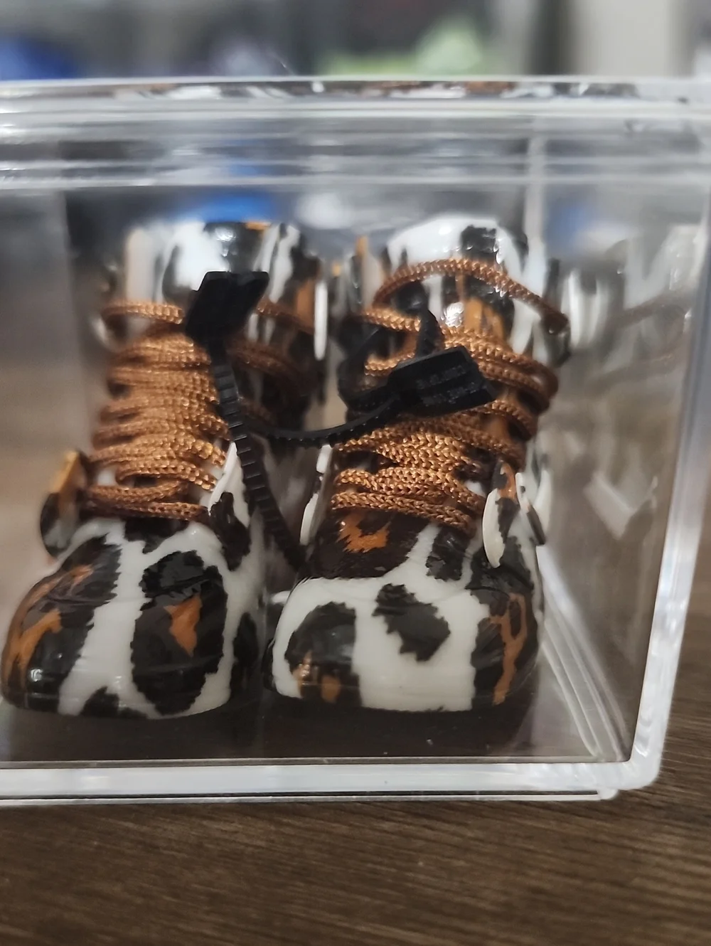 Nike Leopard Minishoes With Case